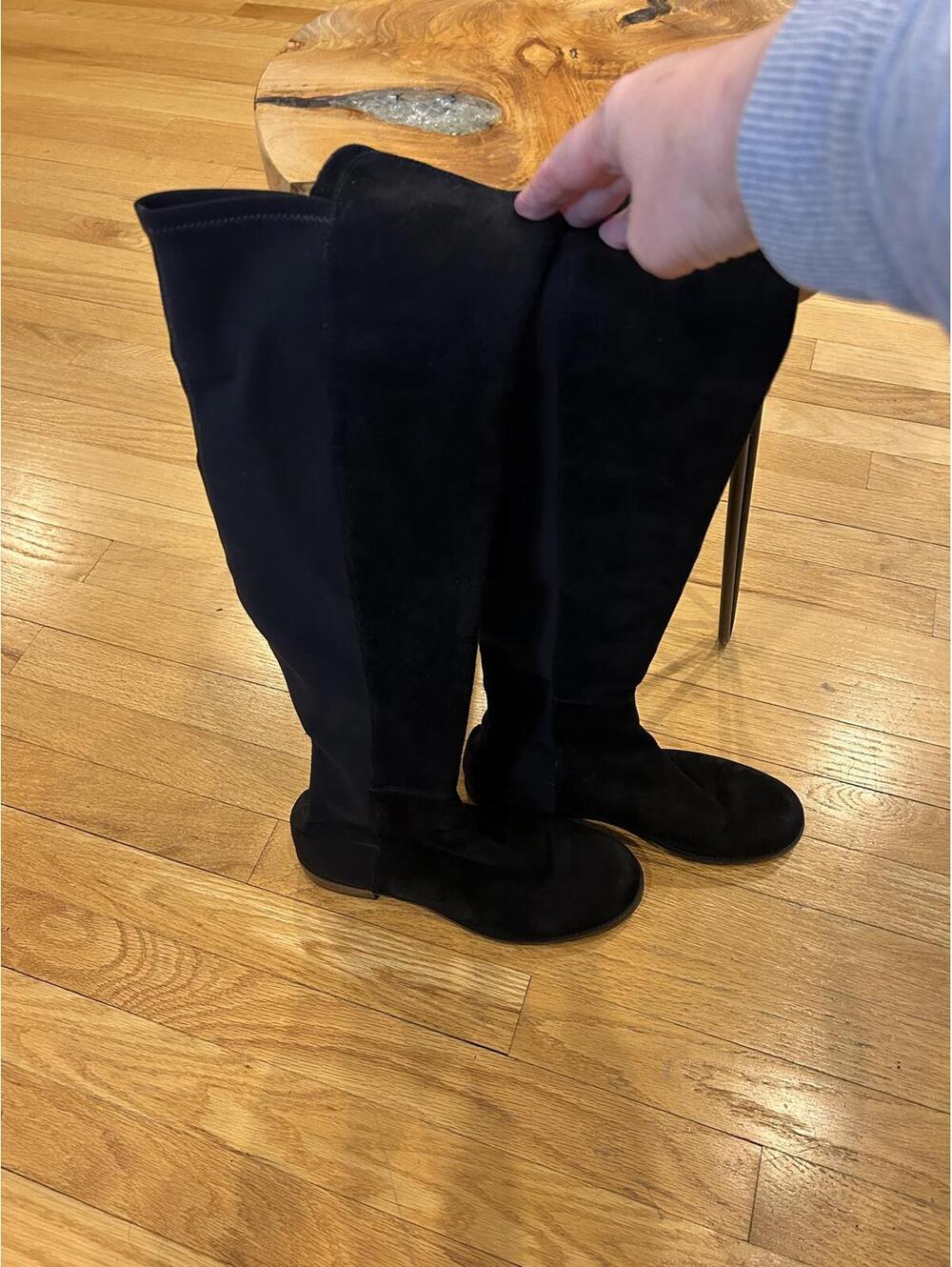 Stuart Weitzman Black Over the Knee Boots